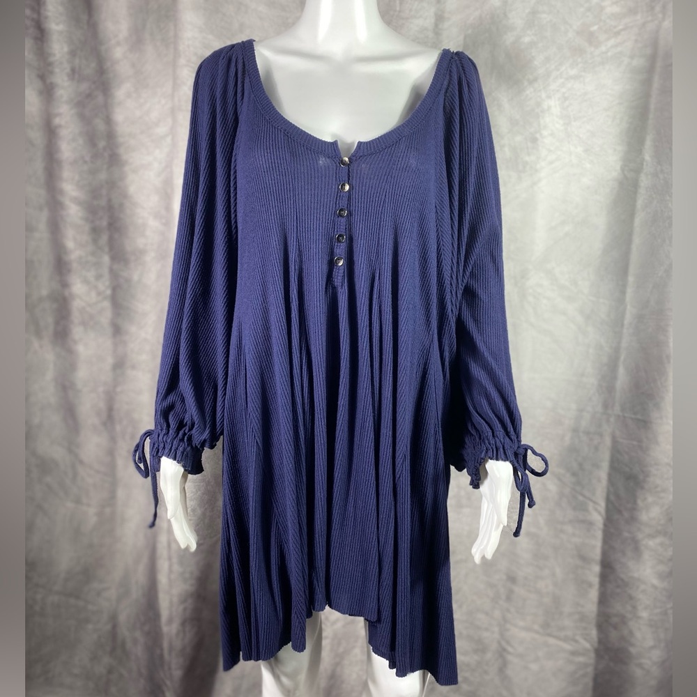 We The Free Blue Winter Sun Tunic